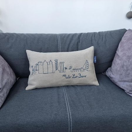 Studio Malouin - Sur La Digue De Malo Les Bains Avec Vue Sur Mer Eksteriør bilde