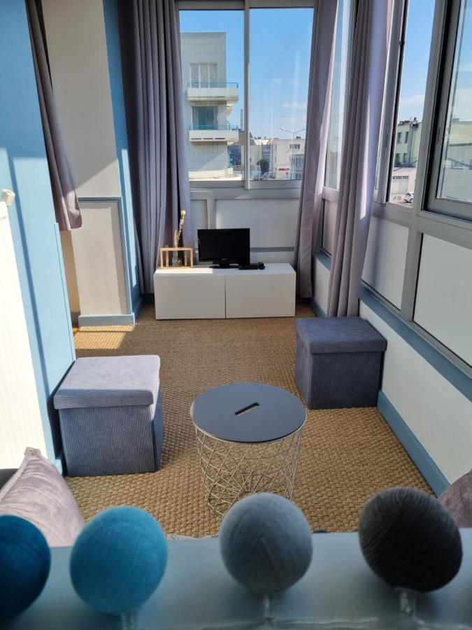 Studio Malouin - Sur La Digue De Malo Les Bains Avec Vue Sur Mer Eksteriør bilde