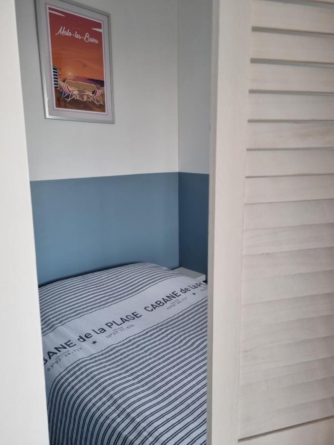 Studio Malouin - Sur La Digue De Malo Les Bains Avec Vue Sur Mer Eksteriør bilde