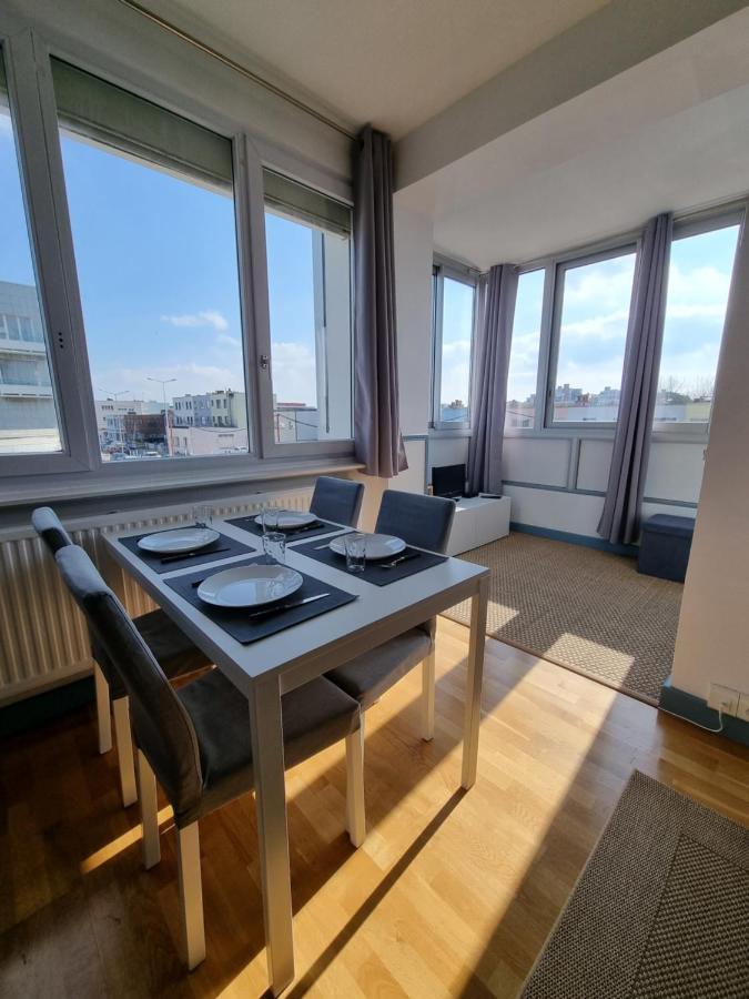 Studio Malouin - Sur La Digue De Malo Les Bains Avec Vue Sur Mer Eksteriør bilde