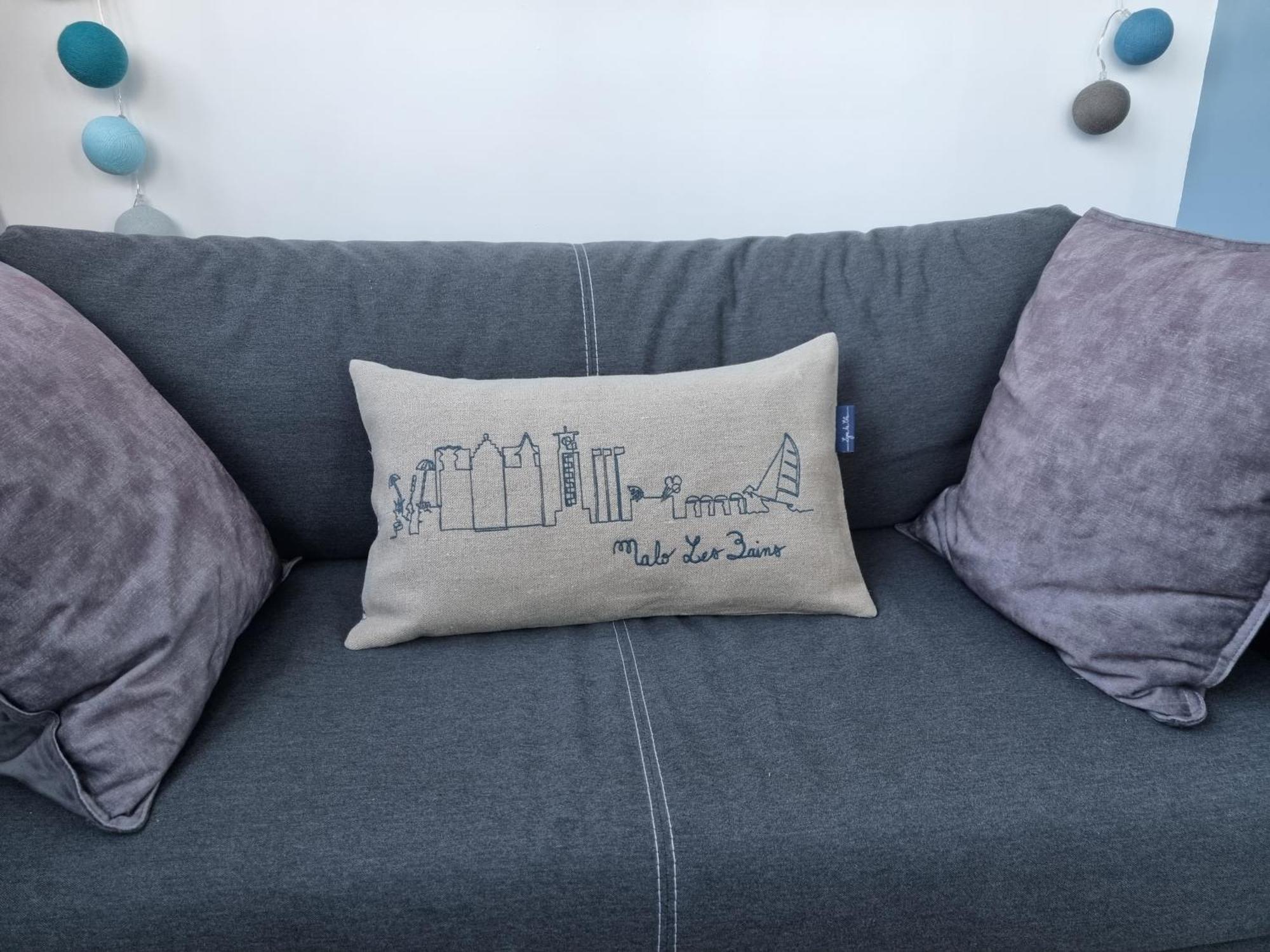 Studio Malouin - Sur La Digue De Malo Les Bains Avec Vue Sur Mer Eksteriør bilde